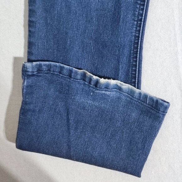 Democracy jeans women's size 10 ink blue colour "Ab"solution flare mid rise - Picture 9 of 15